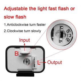 img 3 attached to Motorcycle Adjustable Signal Indicator Flasher