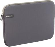 💼 amazon basics 11.6-inch laptop sleeve: sleek gray protective case with zipper logo