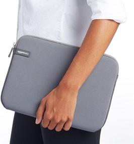 img 3 attached to 💼 Amazon Basics 11.6-Inch Laptop Sleeve: Sleek Gray Protective Case with Zipper