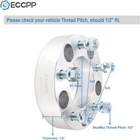 img 3 attached to ECCPP Wheel Spacers 2006 2010 Commander