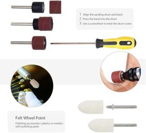 img 2 attached to TAICHIV 276 Piece Universal Polishing 🔧 Kit: Complete Accessories for Precision Polishing Needs