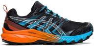 🏾 asics gel trabuco black men's running shoes: optimal performance and style логотип