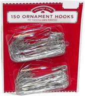 holiday time ornament hooks silver logo