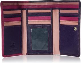 img 1 attached to Visconti Colored Trifold Leather Ladies Women's Handbags & Wallets