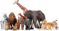 realistic elephant 🐘 figurines for educational learning логотип