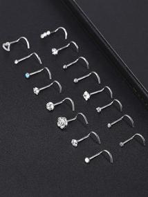 img 3 attached to Jovitec Women's Stainless Body Jewelry - Pieces for Piercing & Fashion Accessories