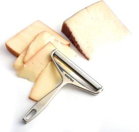 img 1 attached to 🧀 Norpro Cheese Slicer: Slice and Serve Cheese Effortlessly in Sleek Silver Design