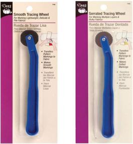 img 1 attached to Dritz Tracing Bundle: Enhanced 🔍 Tracing Wheels – Smooth & Serrated