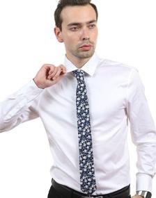 img 2 attached to 👔 Stylish Collection: JESLANG Cotton Printed Men's Accessories and Ties with Various Designs, Cummerbunds & Pocket Squares