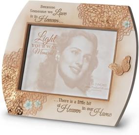 img 2 attached to 🌟 Heaven in Our Home Memorial Photo Frame by Pavilion Gift Company - 7-1/4 x 6-Inch - Light Your Way Collection