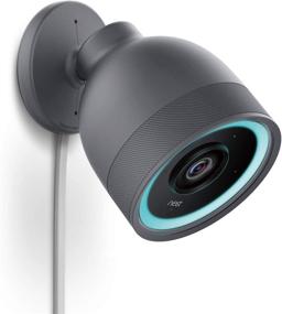 img 3 attached to Чехол для внешней камеры безопасности Elago Google Nest Cam IQ Outdoor (темно-серый) - видимая инфракрасная светодиодная подсветка