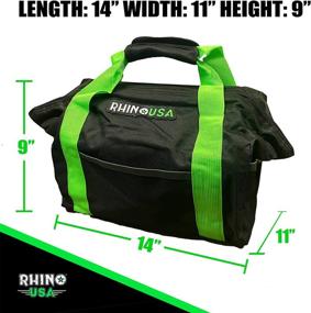 img 1 attached to Rhino USA Recovery Storage Green