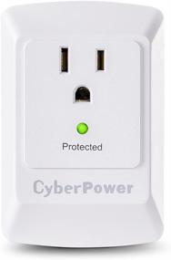 img 4 attached to 💡 CyberPower CSB100W Essential Wall Tap Surge Protector, 900J/125V, 1 Outlet