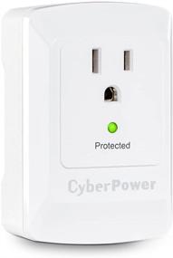 img 3 attached to 💡 CyberPower CSB100W Essential Wall Tap Surge Protector, 900J/125V, 1 Outlet