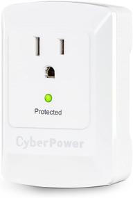 img 2 attached to 💡 CyberPower CSB100W Essential Wall Tap Surge Protector, 900J/125V, 1 Outlet