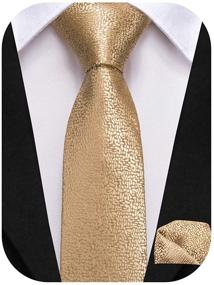 img 4 attached to 👔 Dubulle Pocket Square Necktie - Boys' Graduation Accessories in Neckties