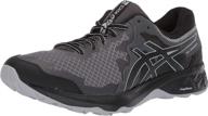 asics men's sonoma running 🏃 shoes in black stone for athletic performance logo