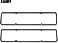 limicar sbc steel core rubber valve cover gaskets - small block sb chevy (350, 305, 283, 327, 400, 383) - 7484box logo