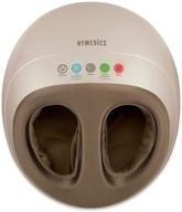 👣 homedics shiatsu air pro foot massager: effortlessly relieve knots & pressure points with targeted warming massage, air compression, and deep-kneading to soothe tired feet logo