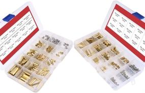 img 2 attached to 🔩 Hilitchi 360pcs M2 M3 M4 Male Female Brass Spacer Standoff Screw Nut Assortment Kit: The Ultimate Hardware Solution for All Your Mounting Needs