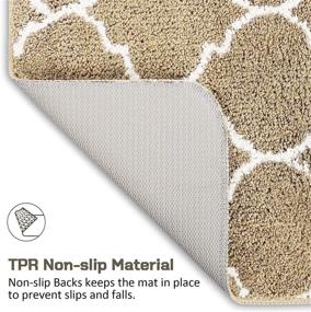 img 2 attached to Microfiber Moroccan Non Slip Absorbent Washable
