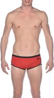 arena stripe waist maxlife swimsuit logo