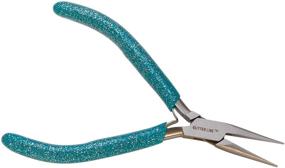 img 1 attached to 💎 Premium Glitter Line Chain Nose Plier, 4-1/2 Inches - PLR-255.00G: A Sparkling Must-Have Tool