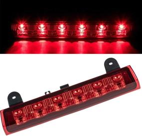 img 4 attached to 🚦 NPAUTO LED Third Brake Light Replacement for 00-06 Chevy Tahoe, Suburban & GMC Yukon XL - High Mount Stop Light Assembly, Red Lens