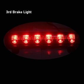 img 3 attached to 🚦 NPAUTO LED Third Brake Light Replacement for 00-06 Chevy Tahoe, Suburban & GMC Yukon XL - High Mount Stop Light Assembly, Red Lens