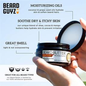img 3 attached to 💦 Revitalize Your Dry Beard with Beard Guyz Beard Butter - Ultimate Hydration (4 oz)