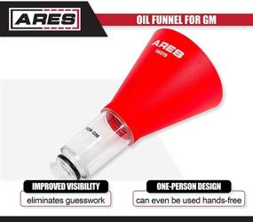 img 2 attached to 🔧 ARES 56019 - GM Compatible Oil Funnel: Spill-Free, Easy-to-Use, 1-Person Design for Multiple Applications