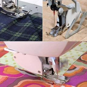 img 1 attached to 🧵 Enhance Stitching Precision with YEQIN Even Feed Walking Foot for Low Shank Brother, Singer, and Janome SA140 - Includes Quilt Guide P60444