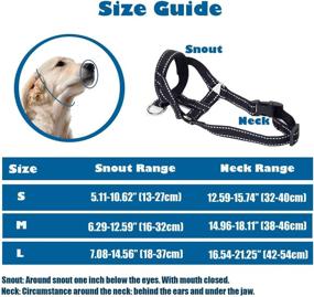 img 3 attached to 🐶 Wintchuk Dog Head Collar: Stop Pulling with Reflective Strap | Adjustable for Small, Medium, and Large Dogs