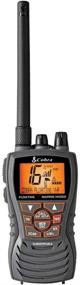 img 4 attached to 📻 Cobra MR HH350 FLT Handheld Floating VHF Radio – 6W, Submersible, Noise-Canceling Mic, Backlit LCD Display, NOAA Weather, Memory Scan, Grey