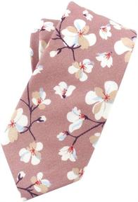 img 1 attached to Skinny Cotton Timeless Narrow Neckties Men's Accessories