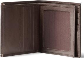 img 2 attached to Architect's Bifold Wallet crafted from Genuine Leather