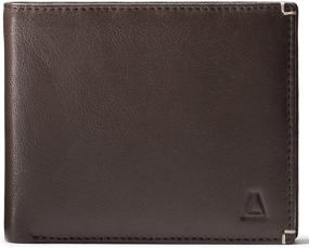 img 4 attached to Architect's Bifold Wallet crafted from Genuine Leather