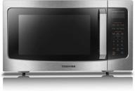 🍽️ toshiba ml-em45pit(ss) inverter microwave oven with lcd display, smart sensor, 1.6 cu.ft capacity, stainless steel логотип