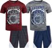 pro athlete athletic active basketball boys' clothing - clothing sets logo