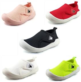 img 3 attached to Z-T FUTURE Kids Baby Boy Girl Sneakers: Breathable Mesh Lightweight Toddler Shoes for Walking, Running, Beach, Pool - Ultimate Comfort and Style for Active Little Feet