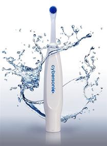 img 2 attached to 🦷 Cybersonic Classic Electric Toothbrush with Complete Dental Care Kit, Rechargeable Power Toothbrush including Tongue Scraper and Floss Heads, Plus 6 Replacement Brush Heads