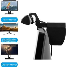 img 1 attached to 🖥️ Gomyhom Computer Monitor Light Bar - Adjustable Brightness | 3 Color Temperature | USB Powered for Office Work and E-Reading Tasks