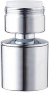 💧 waternymph hibbent- dual-function 2-flow faucet aerator with 360-degree swivel for kitchen sink- dual spray, gasket included- 15/16 inch - 27uns male thread - chrome finish - swivel- faucet replacement part logo