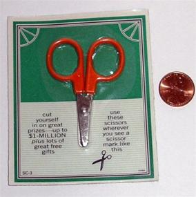 img 1 attached to 💰 Bargain Shack 50-PACK: Mini Scissors, Keychain Size for Cutting Paper or Fabric - 2.25 inch