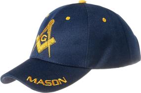 img 2 attached to Freemasons Masonic Square Compass Hat Sports & Fitness for Team Sports