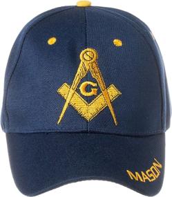 img 3 attached to Freemasons Masonic Square Compass Hat Sports & Fitness for Team Sports