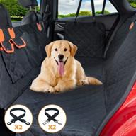 🐶 multi-functional dog seat covers for cars back seat: namtso convertible pet car hammock for large dogs with mesh window, washable scratchproof waterproof seat cover for trunk and front seat logo