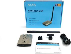 img 2 attached to Alfa AWUS036ACHM WiFi Range Boost USB Adapter - Enhanced 802.11ac Wireless Coverage