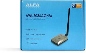 img 1 attached to Alfa AWUS036ACHM WiFi Range Boost USB Adapter - Enhanced 802.11ac Wireless Coverage