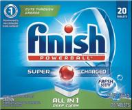 🧼 complete powerball, refreshing 20 tabs, advanced dishwasher detergent tablets logo